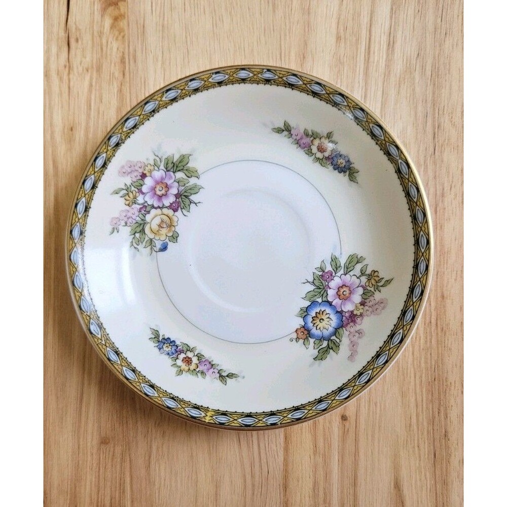 Noritake Juanita 4.5" Saucer Made In Japan Vintage Floral